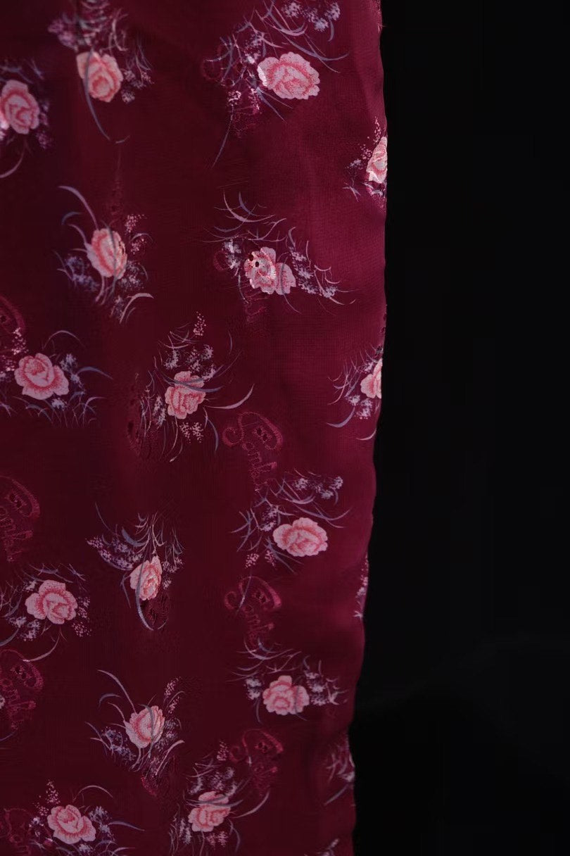 60年代 -【流金岁月双生花:紫罗兰丝绒与浆果红印花古董旗袍对】| 1960s - "Twin Blooms of the Gilded Age": An Antique Pair—Deep Magenta Velvet and Berry Red Print Qipaos