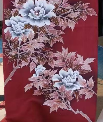 布料名 - 盛世丹心 / Fabric Name - Imperial Peony Grandeur