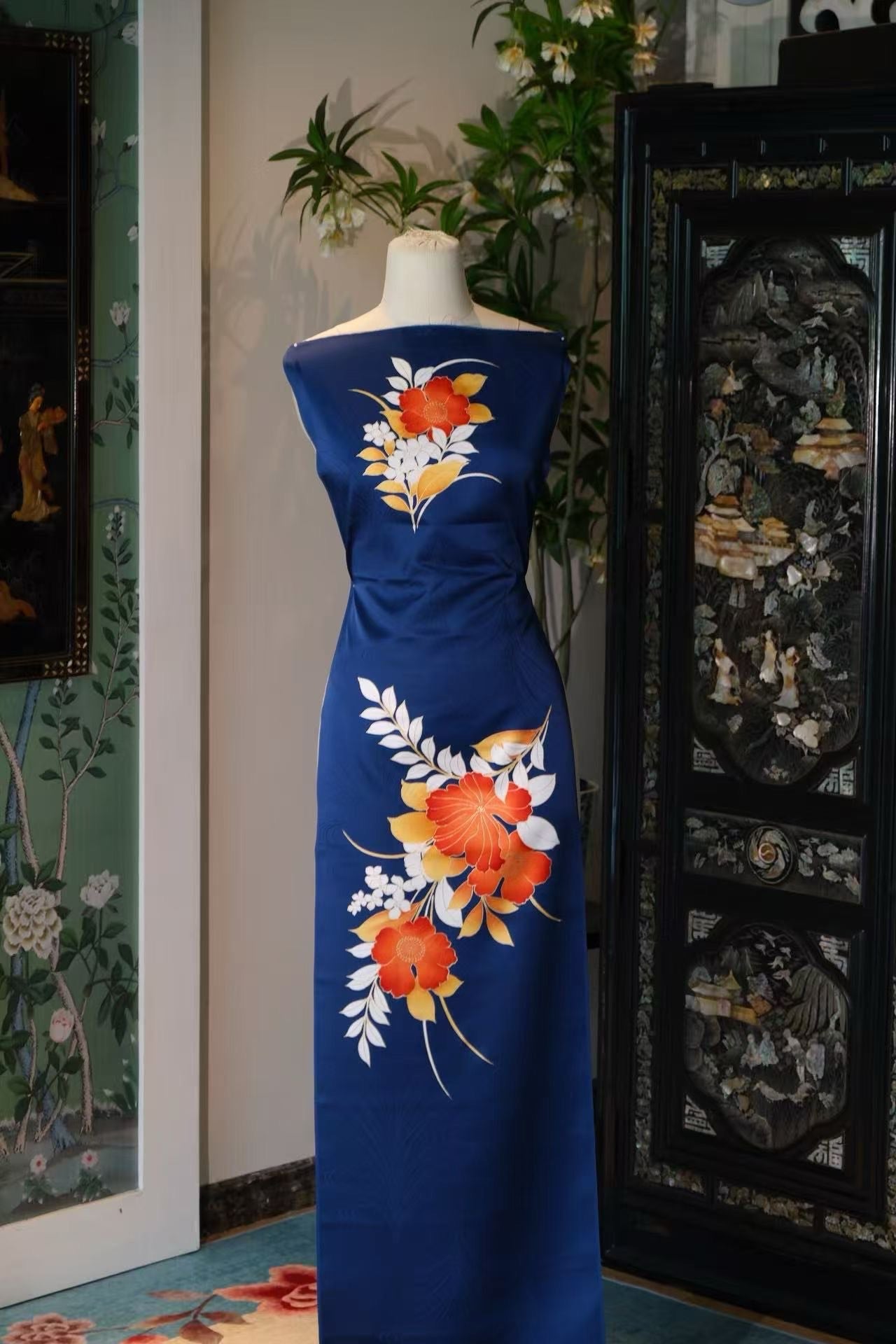 布料名 - 瀚海流金 / Fabric Name - Oceanic Blaze