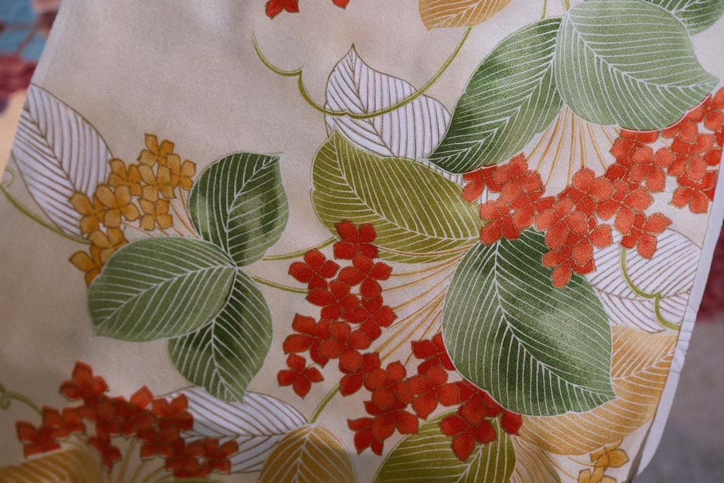 布料名 - 和风·绣球初雨 / Fabric Name - Rain-Kissed Hydrangea