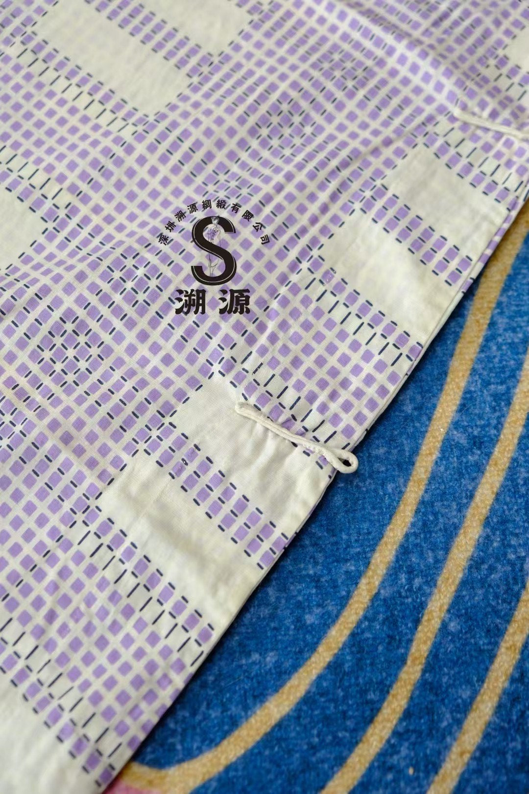 20年代 - “紫格旧梦”民国风典藏短旗袍 | 1920s - "Purple Grid Old Dream" Republican Era Style Classic Short Cheongsam