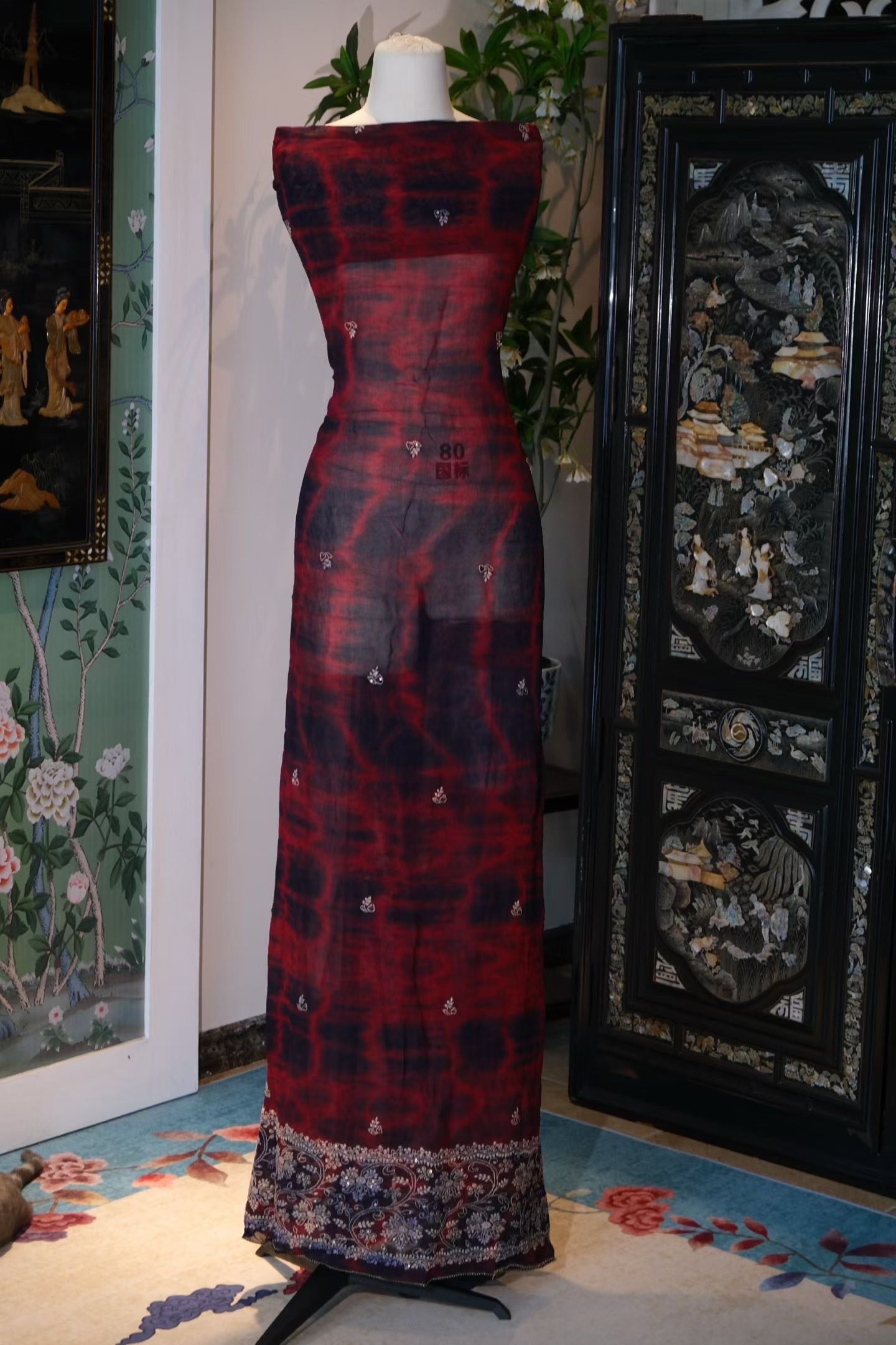 布料名 - 暗夜星辰纱 / Fabric Name - Midnight Starlight Voile