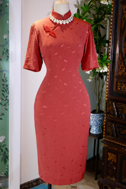 60年代 - 六十年代香港花呢古董旗袍：时光里的东方雅韵 | 1960s - 1960s Hong Kong Tweed Antique Cheongsam: Oriental Elegance Within Time