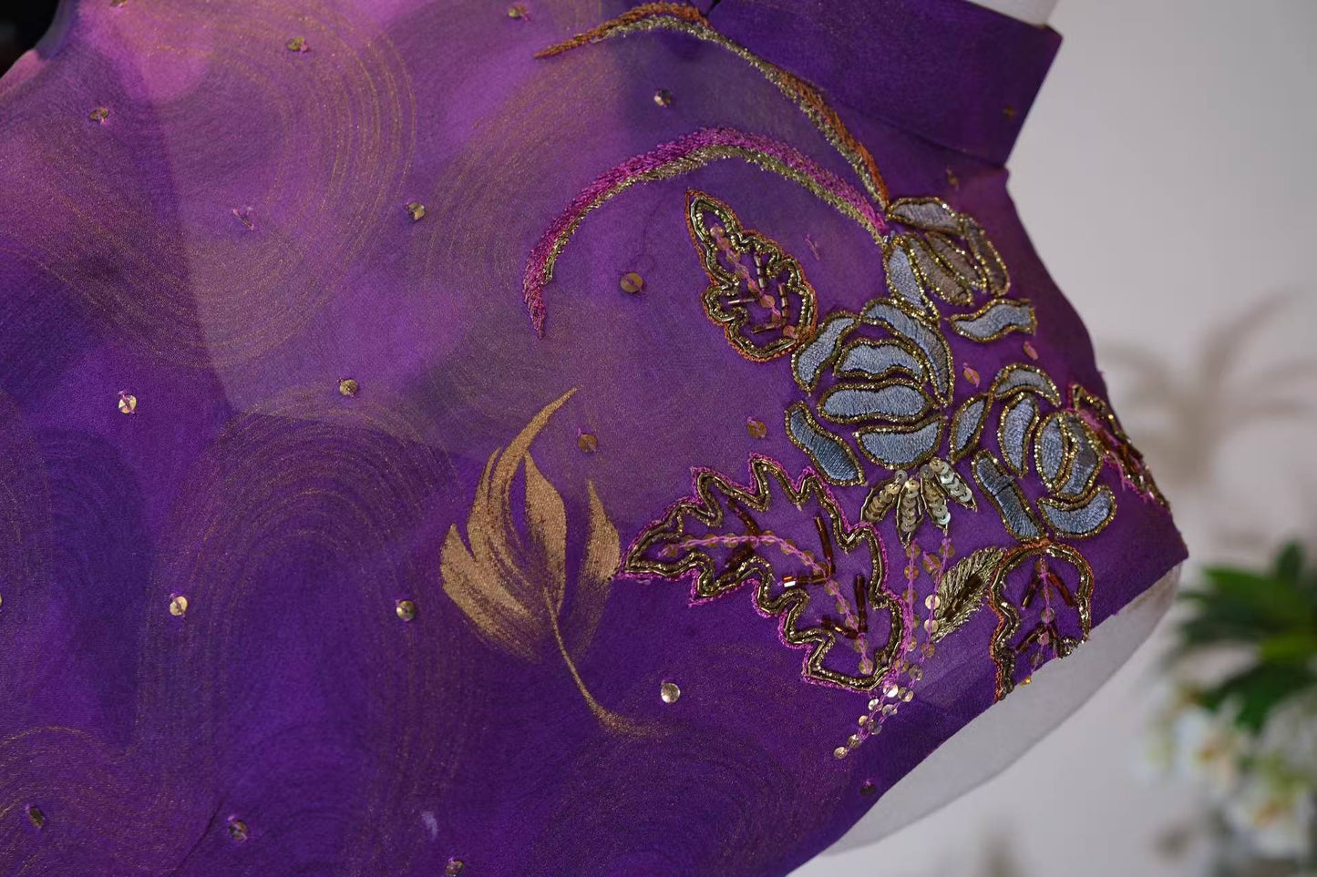 客定结缘 - 紫霞流光，绣里藏诗 | Customized Design - Purple Glow and Flowing Light: A Poem Hidden in Embroidery