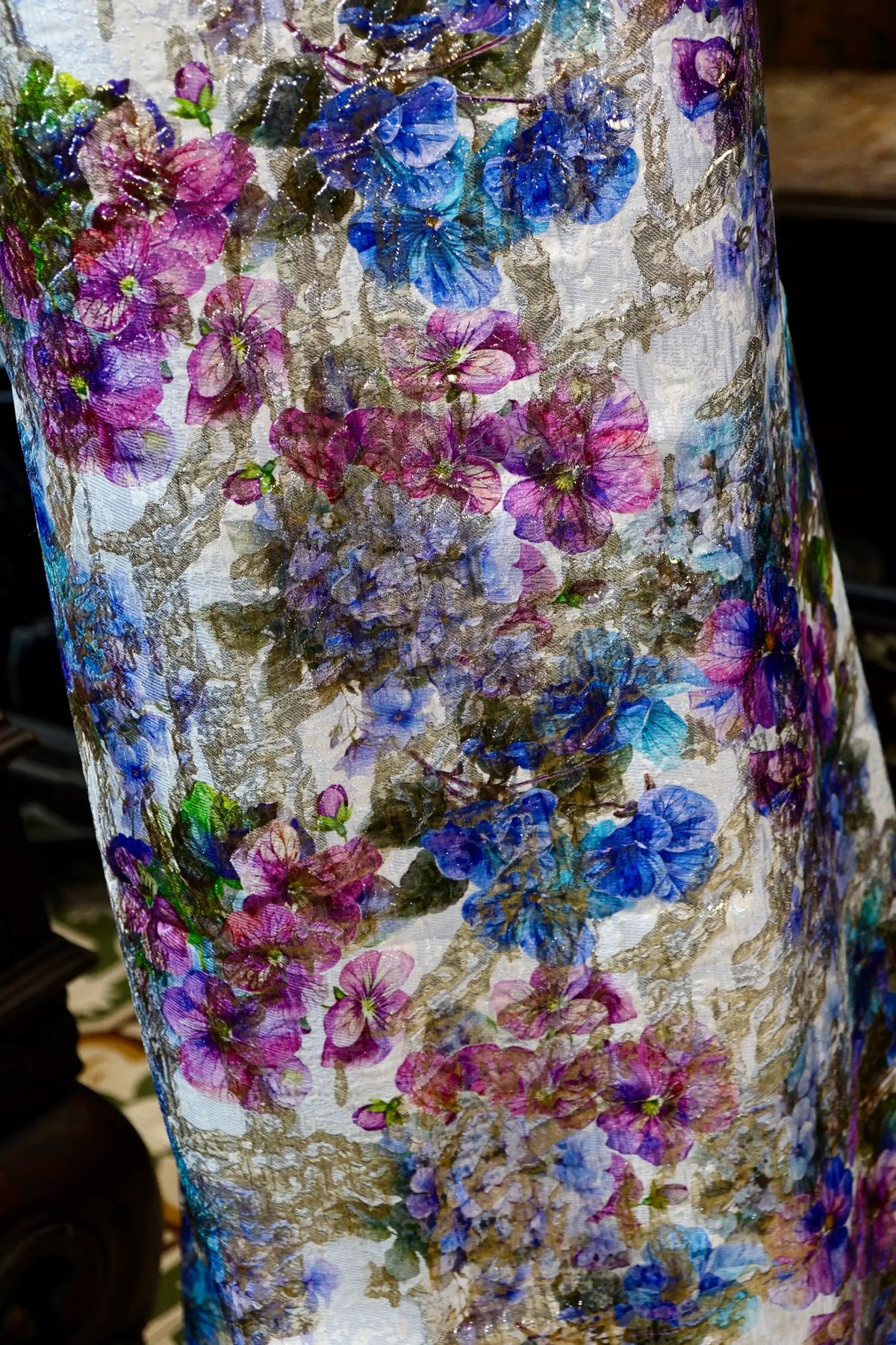 繁花似锦 · 意大利织金真丝| Blooming Splendor - Italian Lurex Jacquard Silk