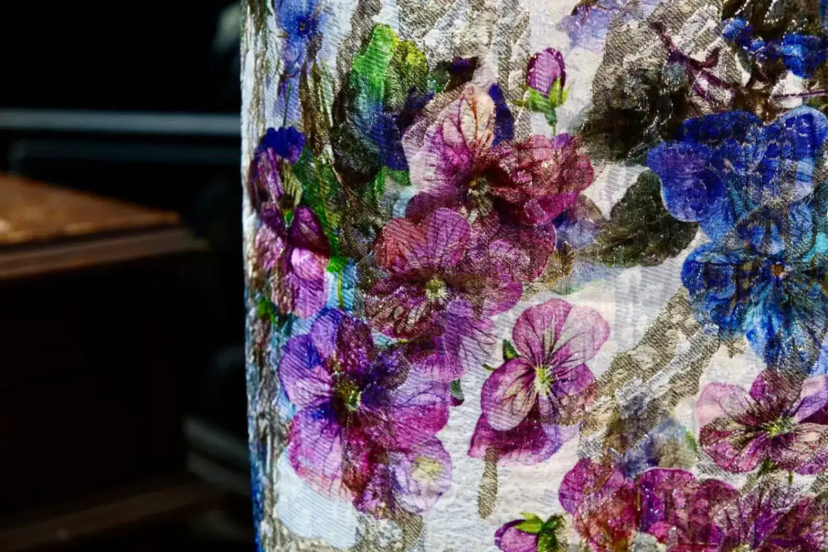 繁花似锦 · 意大利织金真丝| Blooming Splendor - Italian Lurex Jacquard Silk