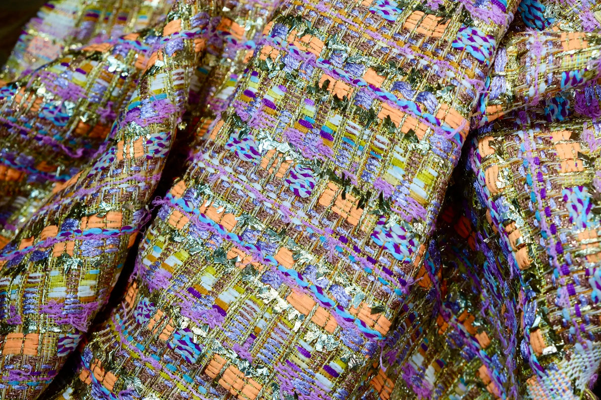 金丝霓彩 · 香奈儿MK粗花呢 | Gilded Pastel - Chanel MK Tweed Fabric