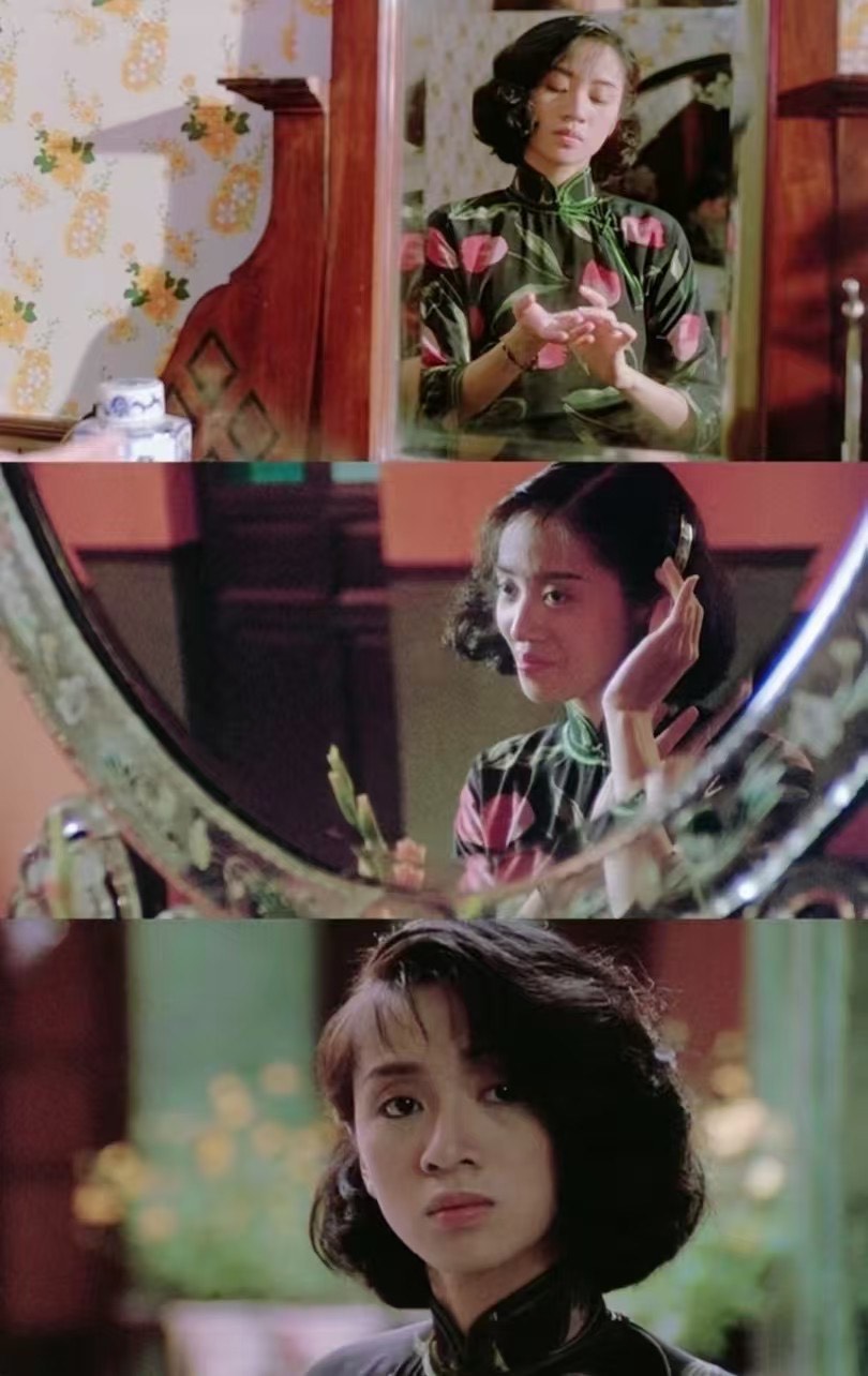 60年代 - 一品红梅映月华・古董港式旗袍・旧时芳华系列 / 1960s - Crimson Plum Blossom Under Moonlight: Vintage Hong Kong Qipao from the "Bygone Elegance" Collection