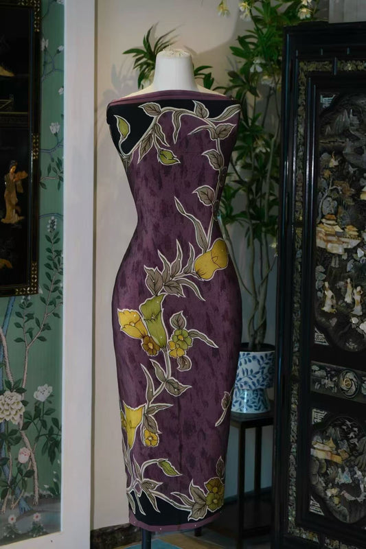 布料名 - 藤花暗香 / Fabric Name - Vine Blossom Muse