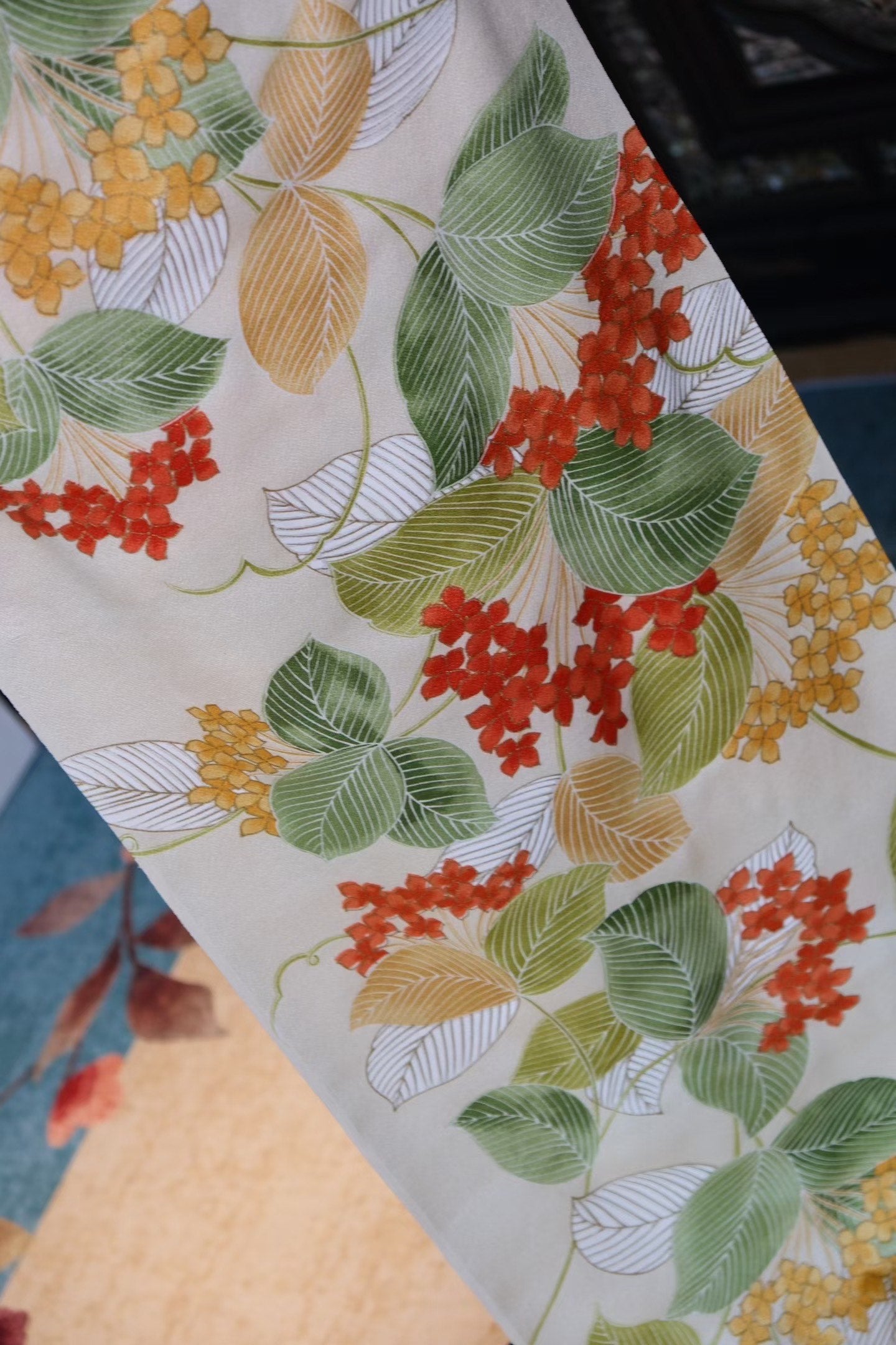 布料名 - 和风·绣球初雨 / Fabric Name - Rain-Kissed Hydrangea